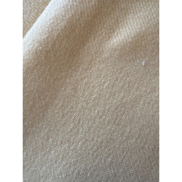 Vintage Chatham Twin Wool Blanket With Satin Trim Yellow - Picture 4 of 4